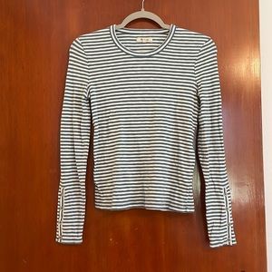 Madewell striped long sleeve shirt
